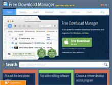 Tablet Screenshot of freedownloadmanager.org